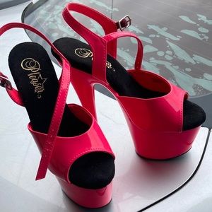 7 inch Hot Pink Pleasers